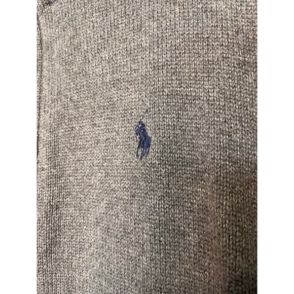 Polo Ralph Lauren Minimalist Old Money Capsule Office Quarter Zip Sweater XXL - Picture 4 of 5